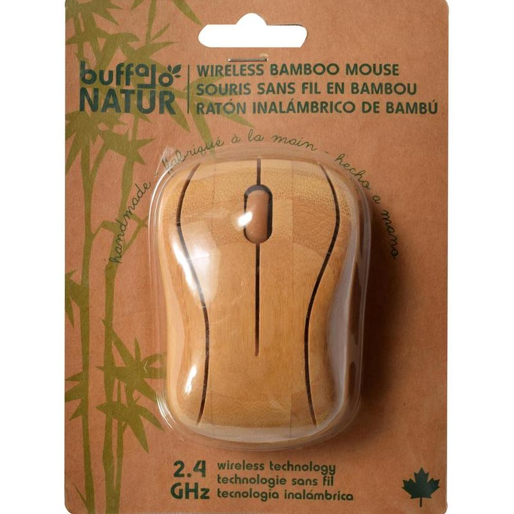 Computer Wireless Mouse In Bamboo