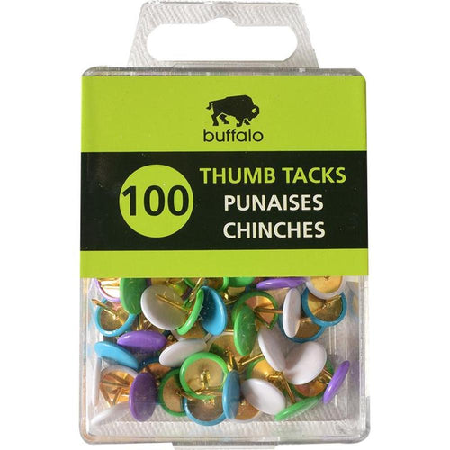 100 Thum Tacks Vinyl Colored