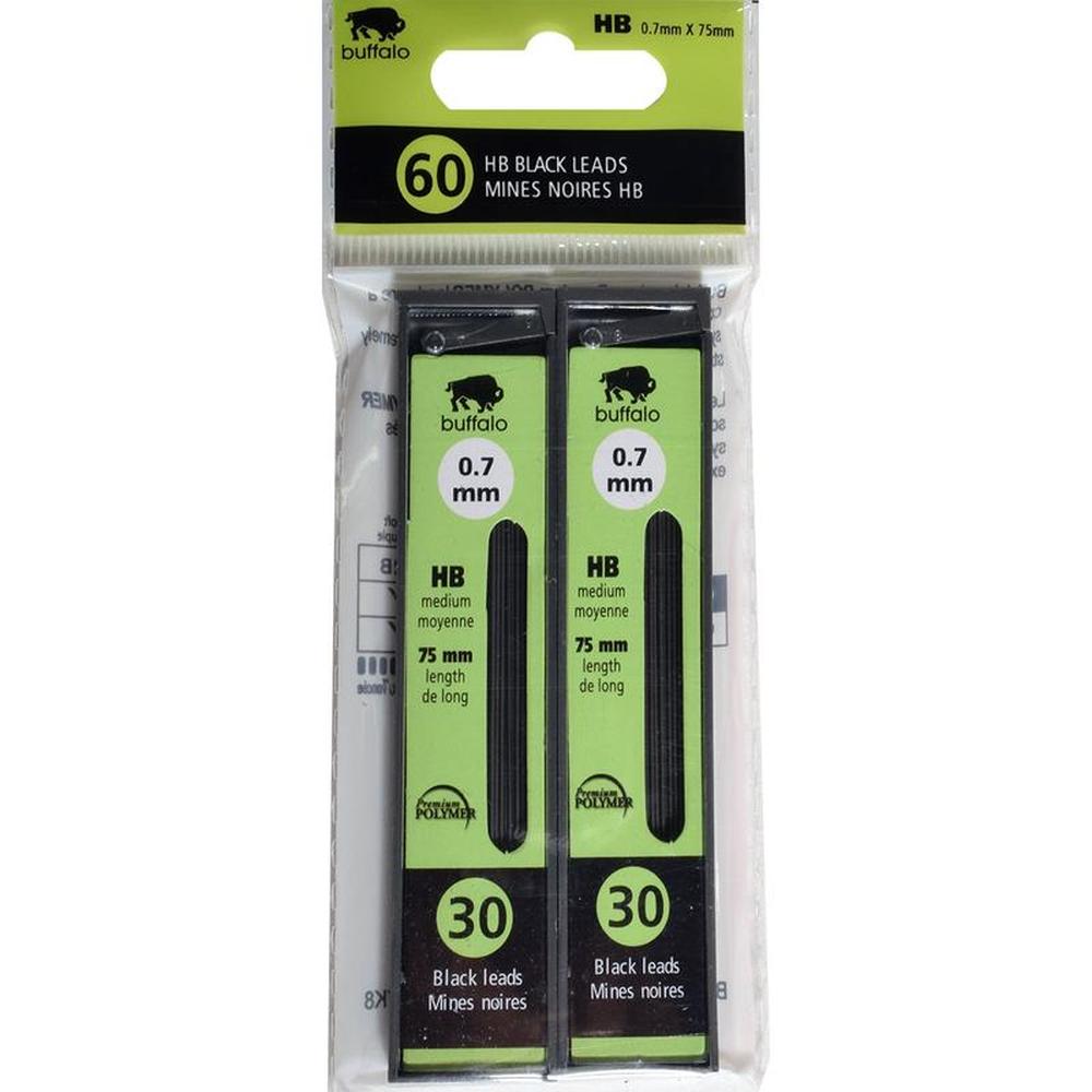 60 HB Pencil Leads 0.5x75mm