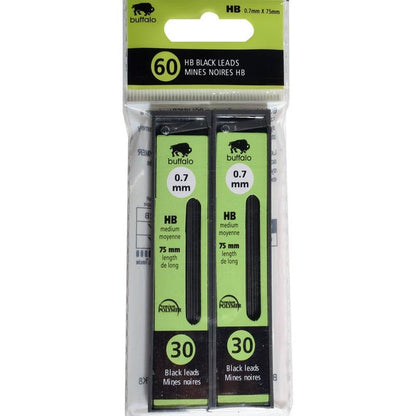 60 HB Pencil Leads 0.5x75mm