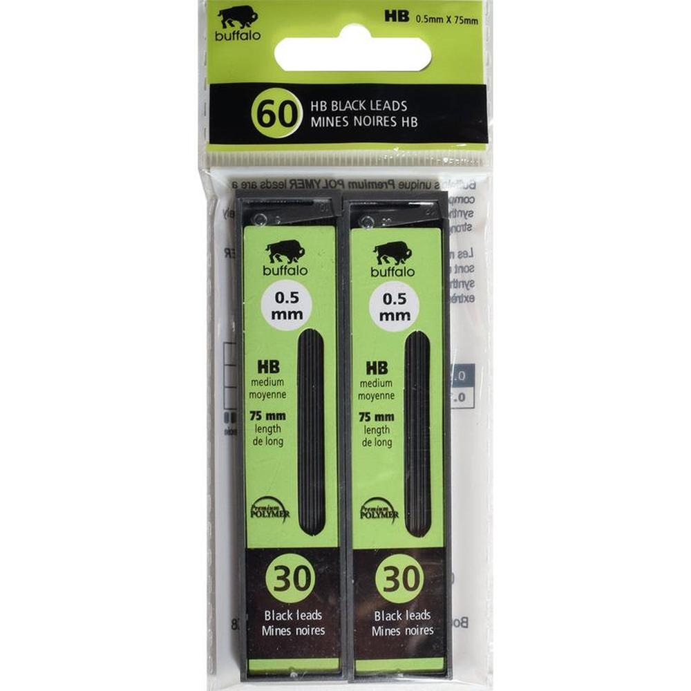 60 HB Pencil Leads 0.7x75mm