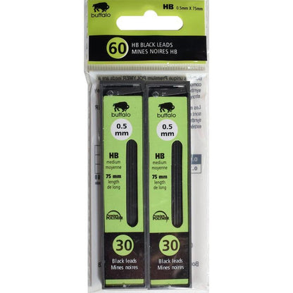 60 HB Pencil Leads 0.7x75mm