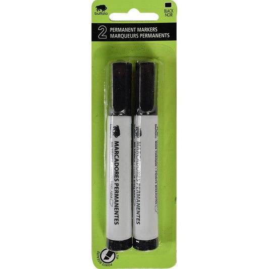 2 Markers 5mm Black Ink