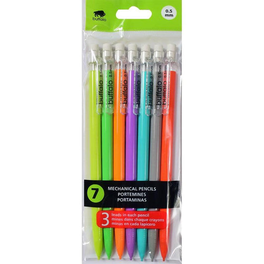 7-Pack 0.5mm Mechanical Pencils