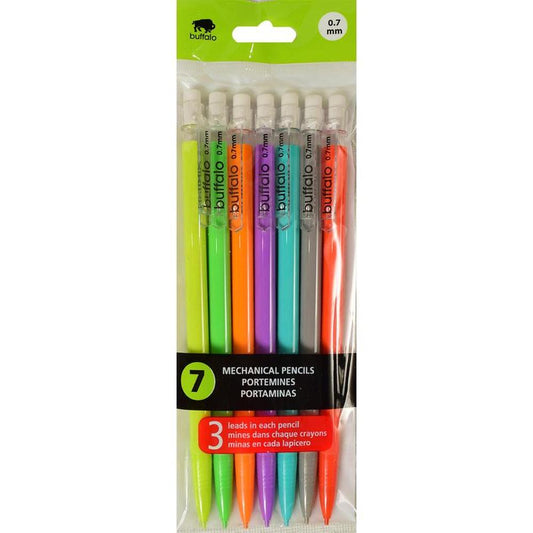 7-Pack 0.7mm Mechanical Pencils