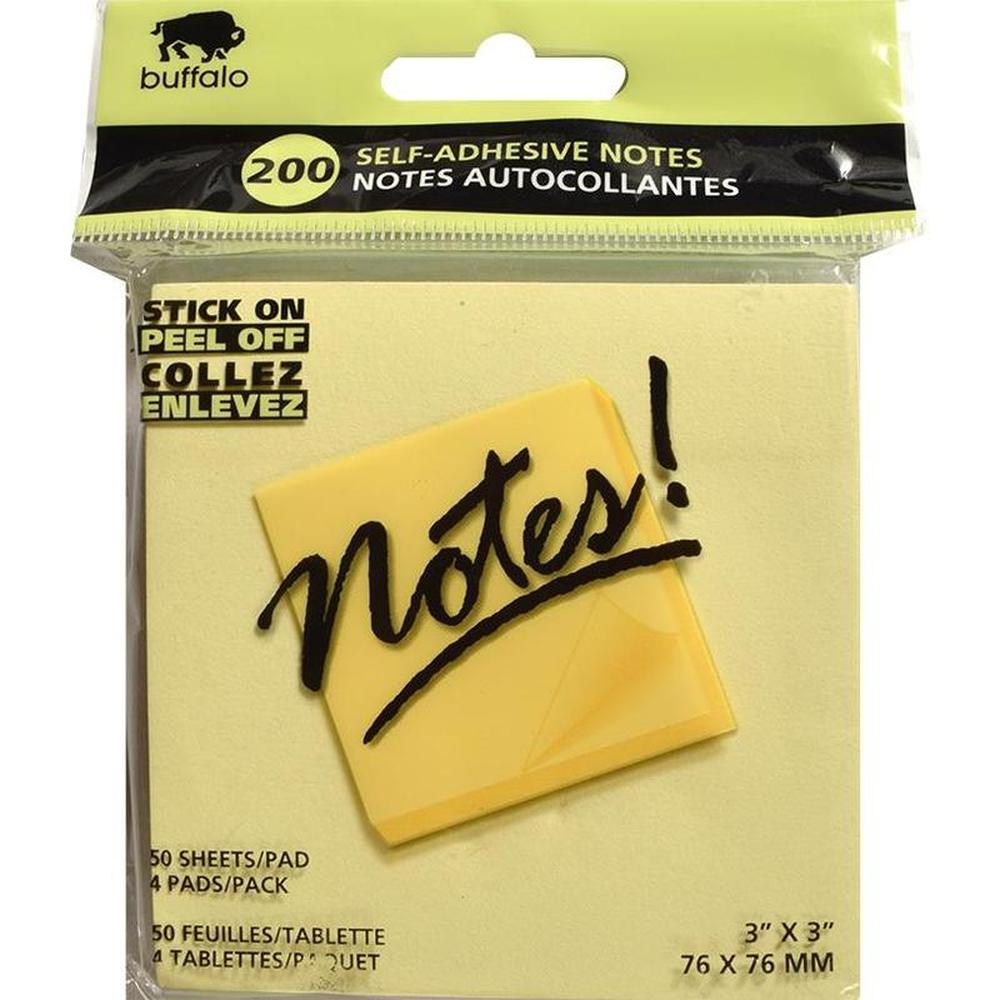 200 Self-Adhesives Notes 3X3"