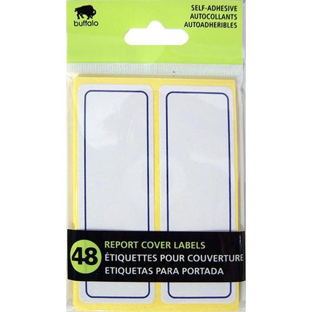 48 Report Cover Labels for Professional Organization – Buffalo-Original