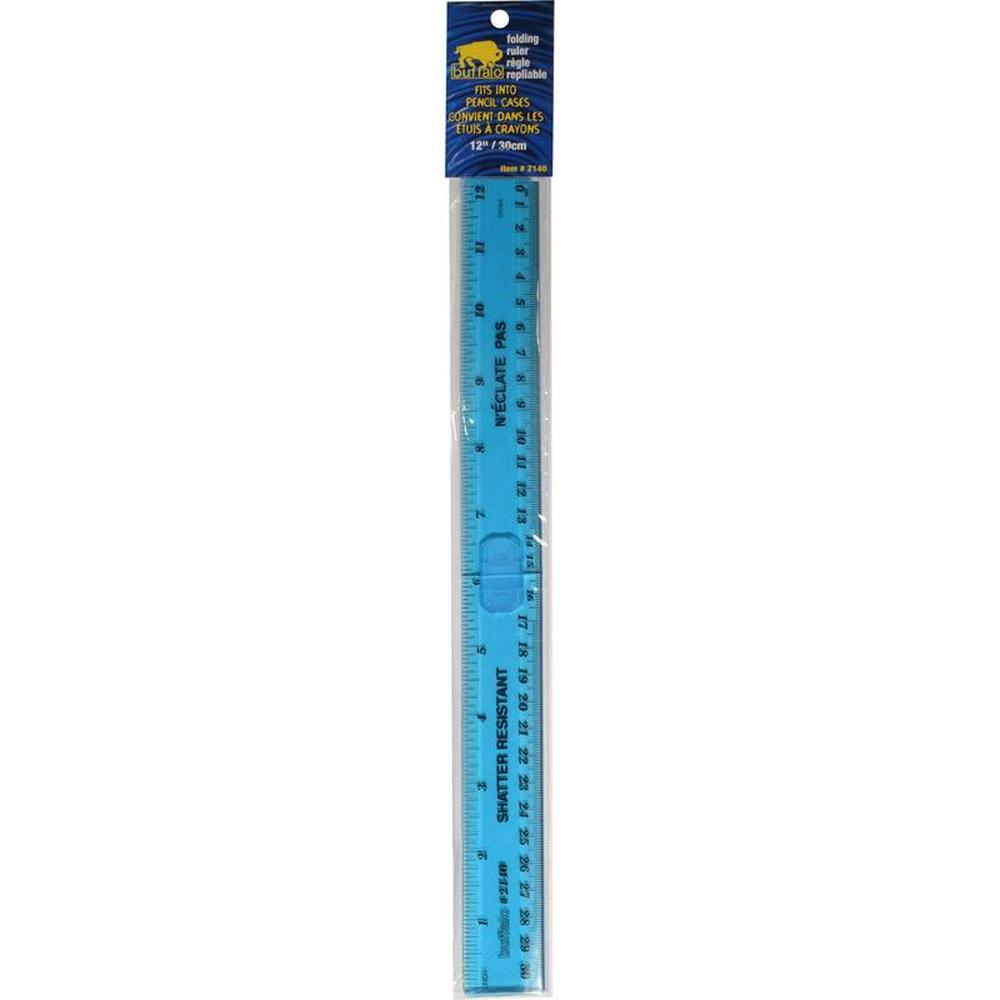 Ruler Folds Into Half