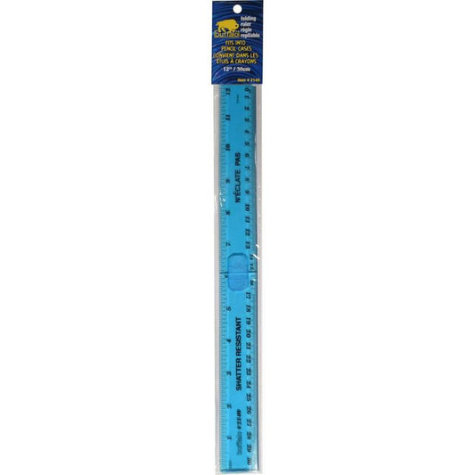 Ruler Folds Into Half