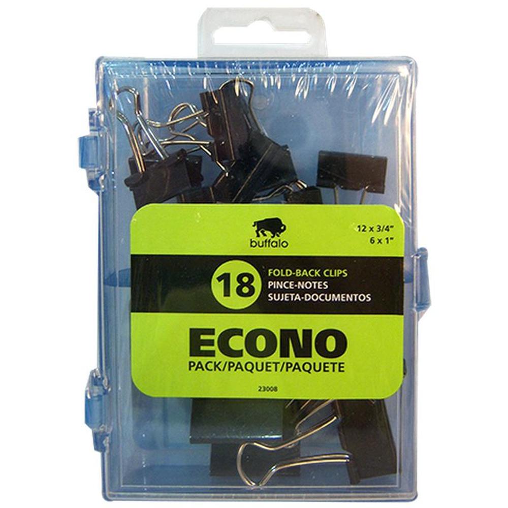 18 Fold-Back Clips Combo 3/4&1"