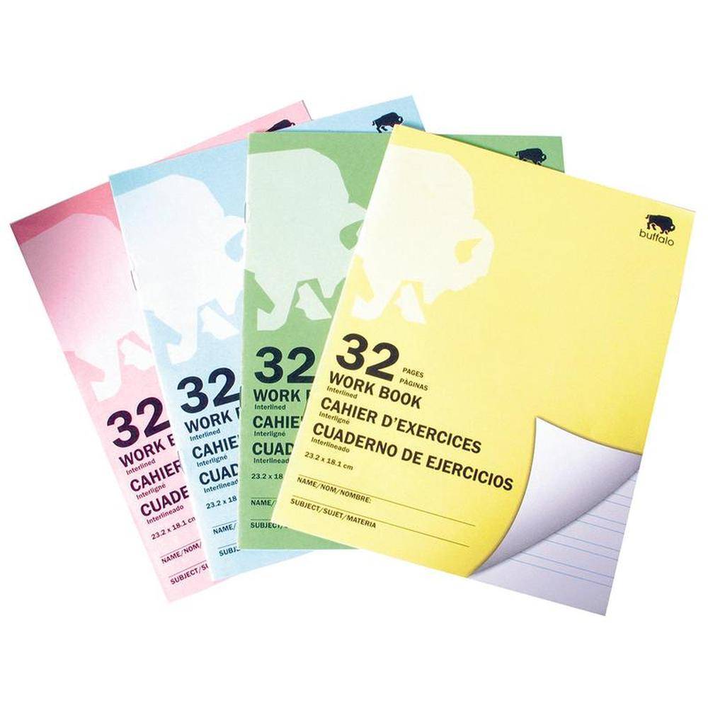32 Pages Work Book Iinterli8nes 7X9"