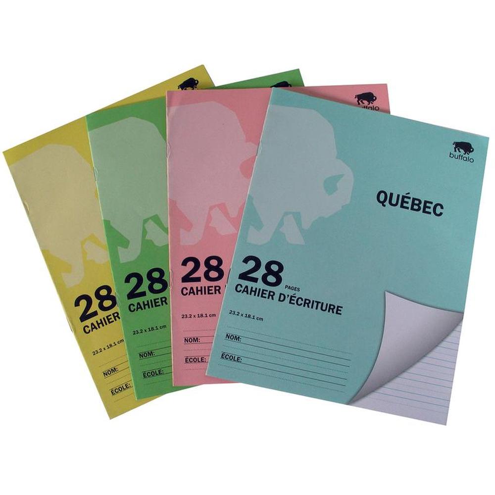 28 Pages Work Book Quebec - Assorted