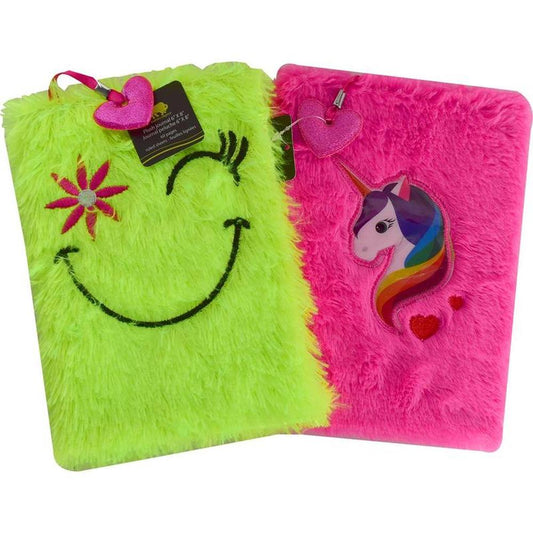 Plush Journal Notebook 6X8'', 60 Ruled Pages