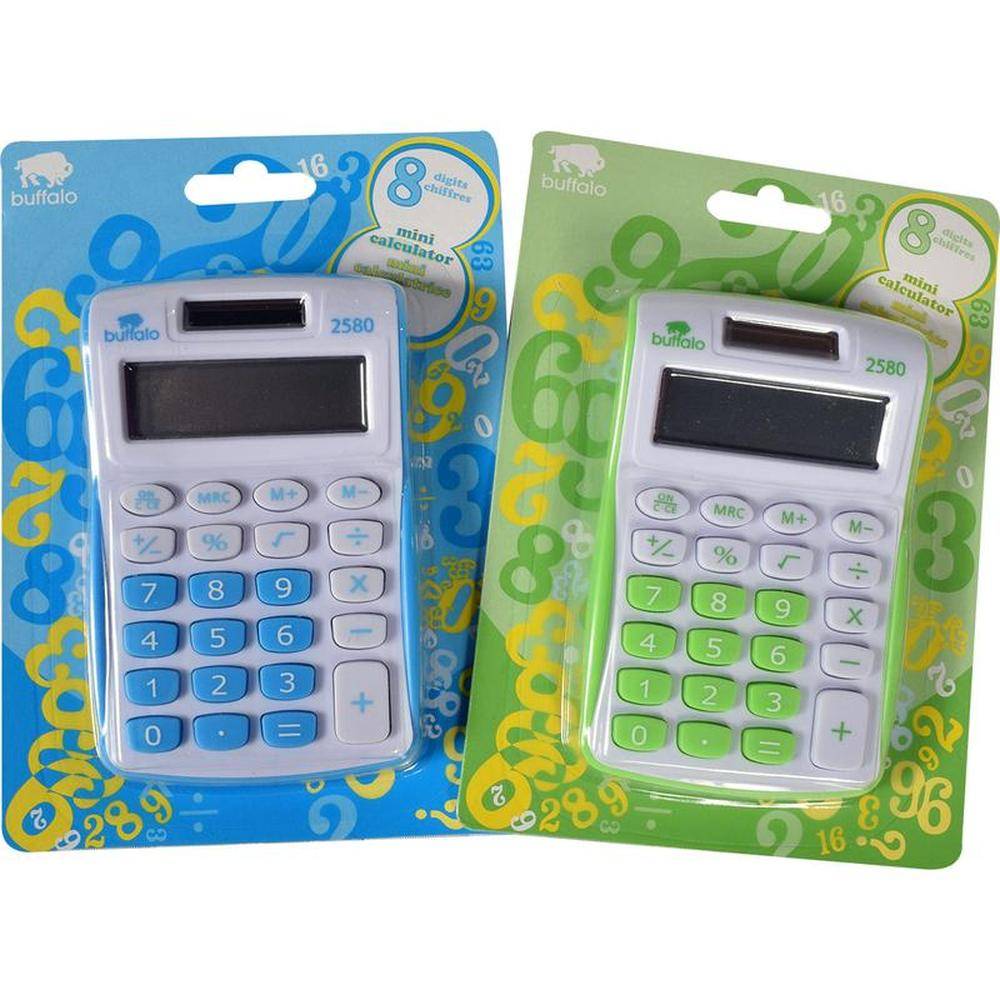 Mini Calculator Dual Power 8-Digits
