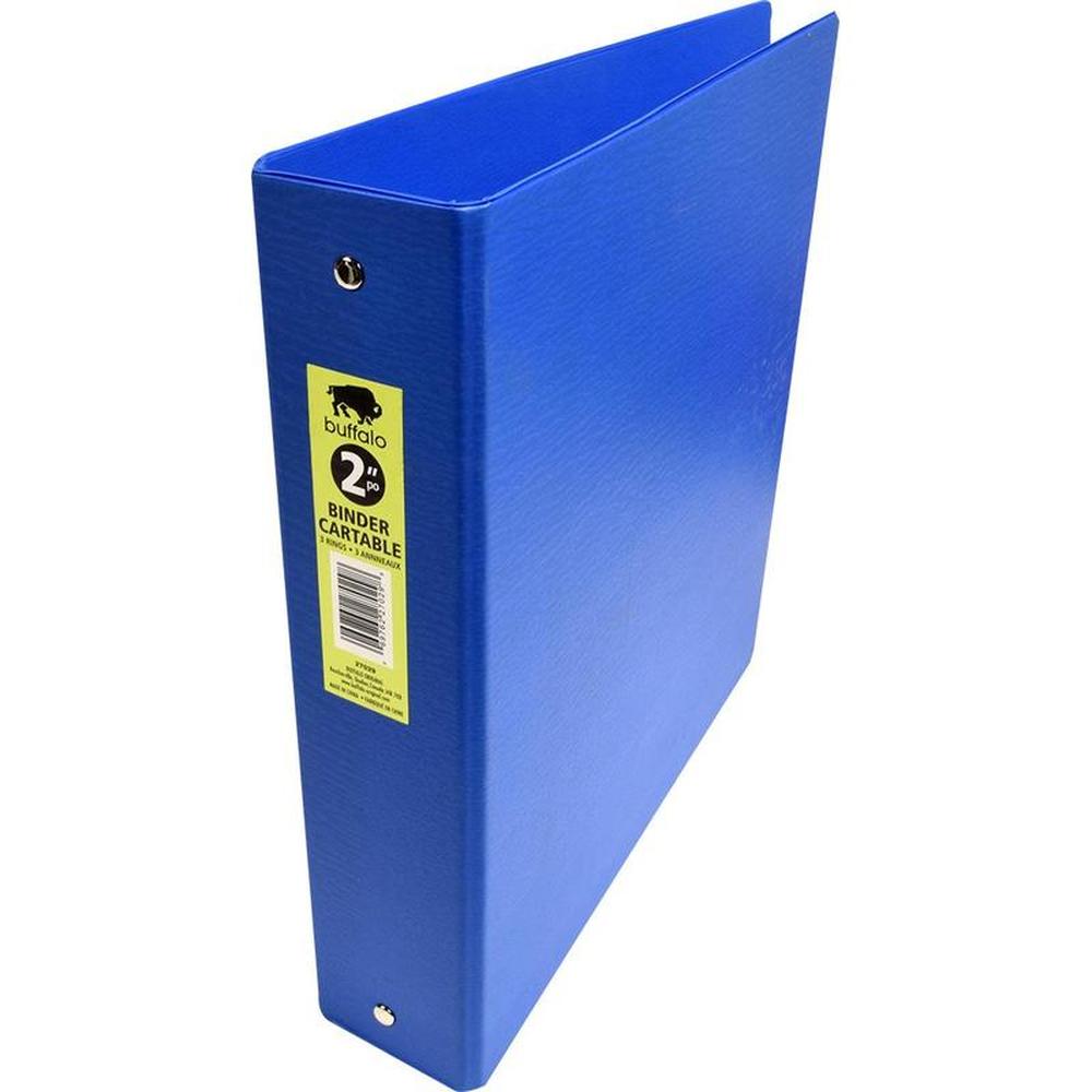 Binder 2" 3-Ring PVC Assorted Colours
