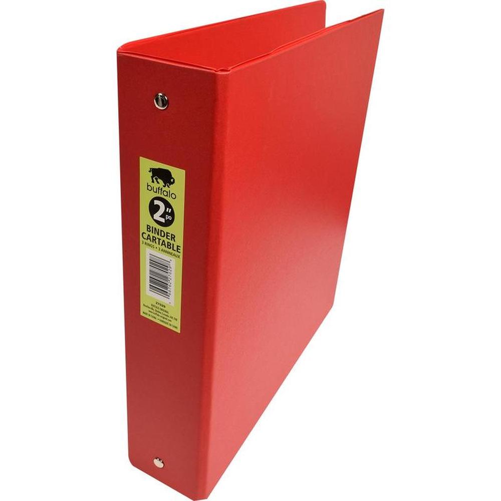 Binder 2" 3-Ring PVC Assorted Colours