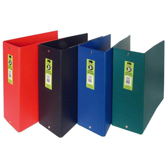 Econo Binder 3" 3-Ring PVC Assorted Colours