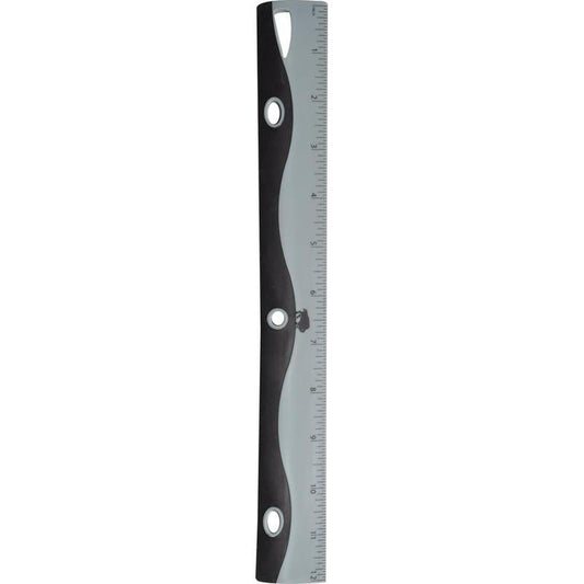 Ruler Supergrip with Binder Holes 12''/30 cm