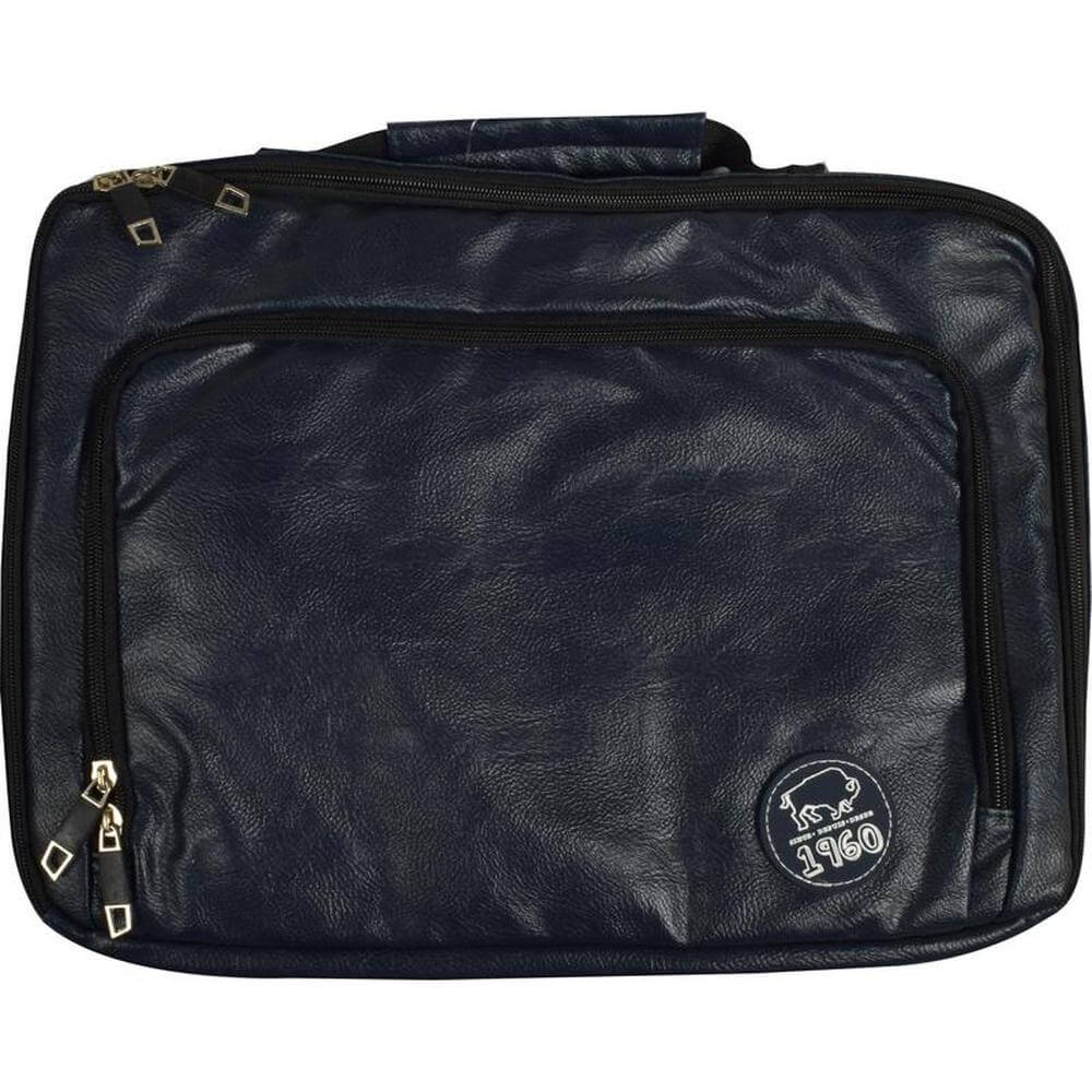 16 inch laptop sleeve made from durable polyvinyl material for secure laptop storage and portability.