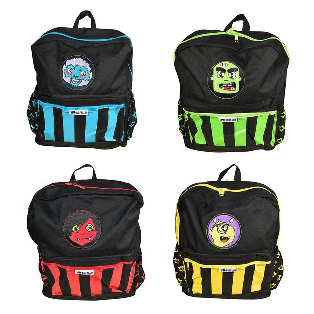 Backpack, Assorted Monster Designs