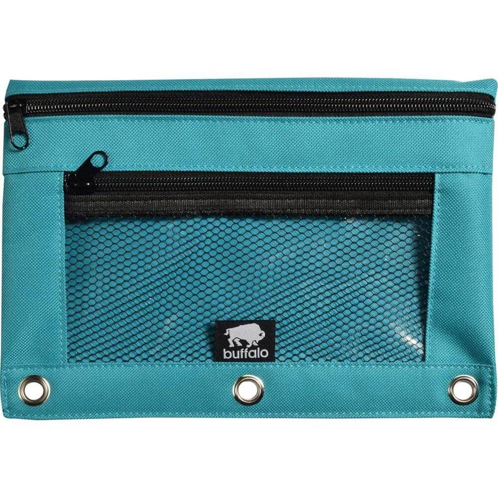 Mesh window pencil pouch by Buffalo-Original with durability and style for easy access to supplies.