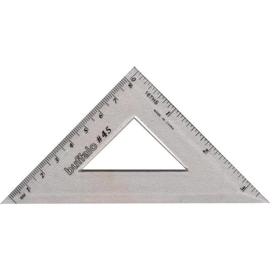 Clear Plastic Triangle 45 Degree