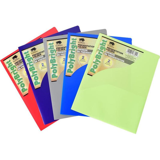 Plastic Presentation Folder 2 Inside Pockets