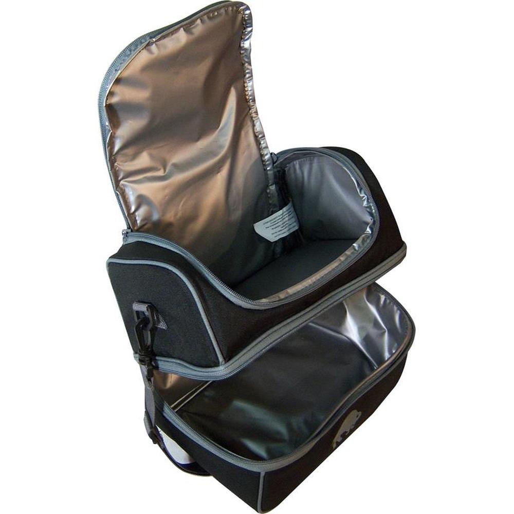 Prepack Display of 12 Units: 2-Zip Insulated Large Lunch Bag With 2 Compartments