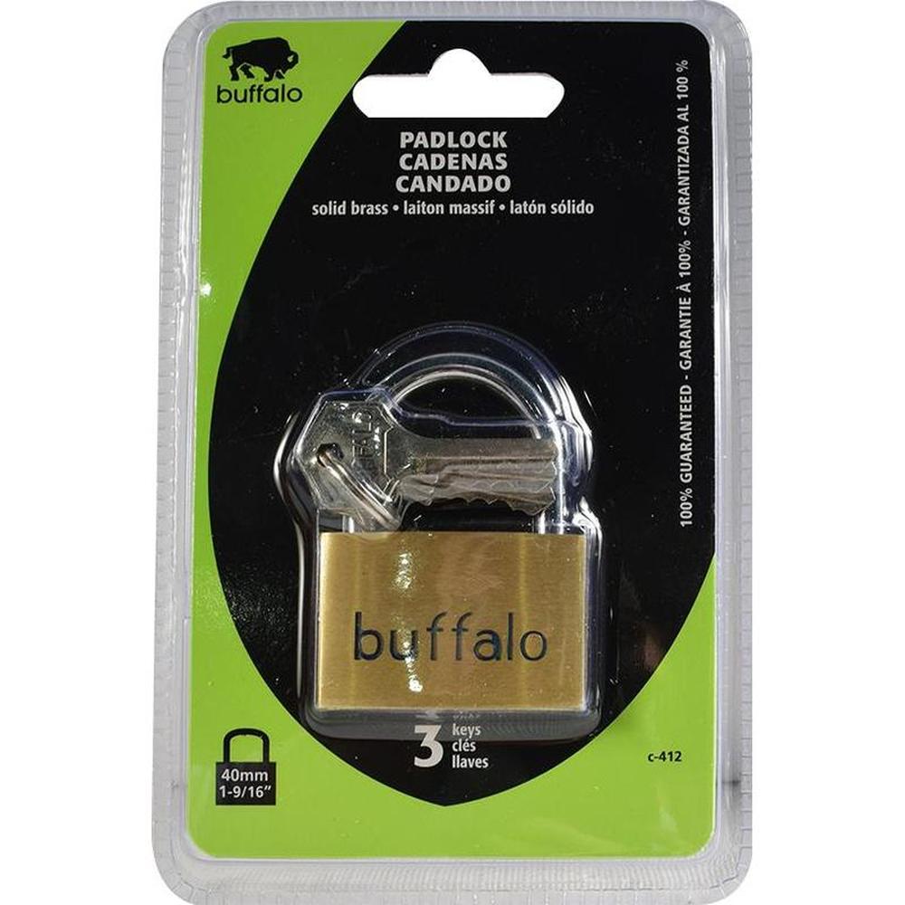 Key Lock Brass 40mm