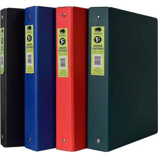 Binder 1" 3-Ring PVC Assorted Colours